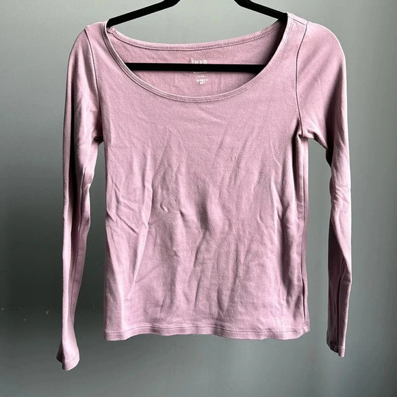 GAP Long Sleeve Shirt Mauve | GAP | Long Sleeve Shirt | Petite - Picture 1 of 5